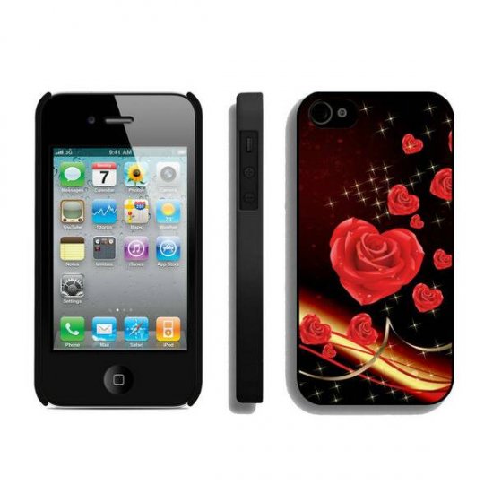 Valentine Rose Love iPhone 4 4S Cases BSH - Click Image to Close